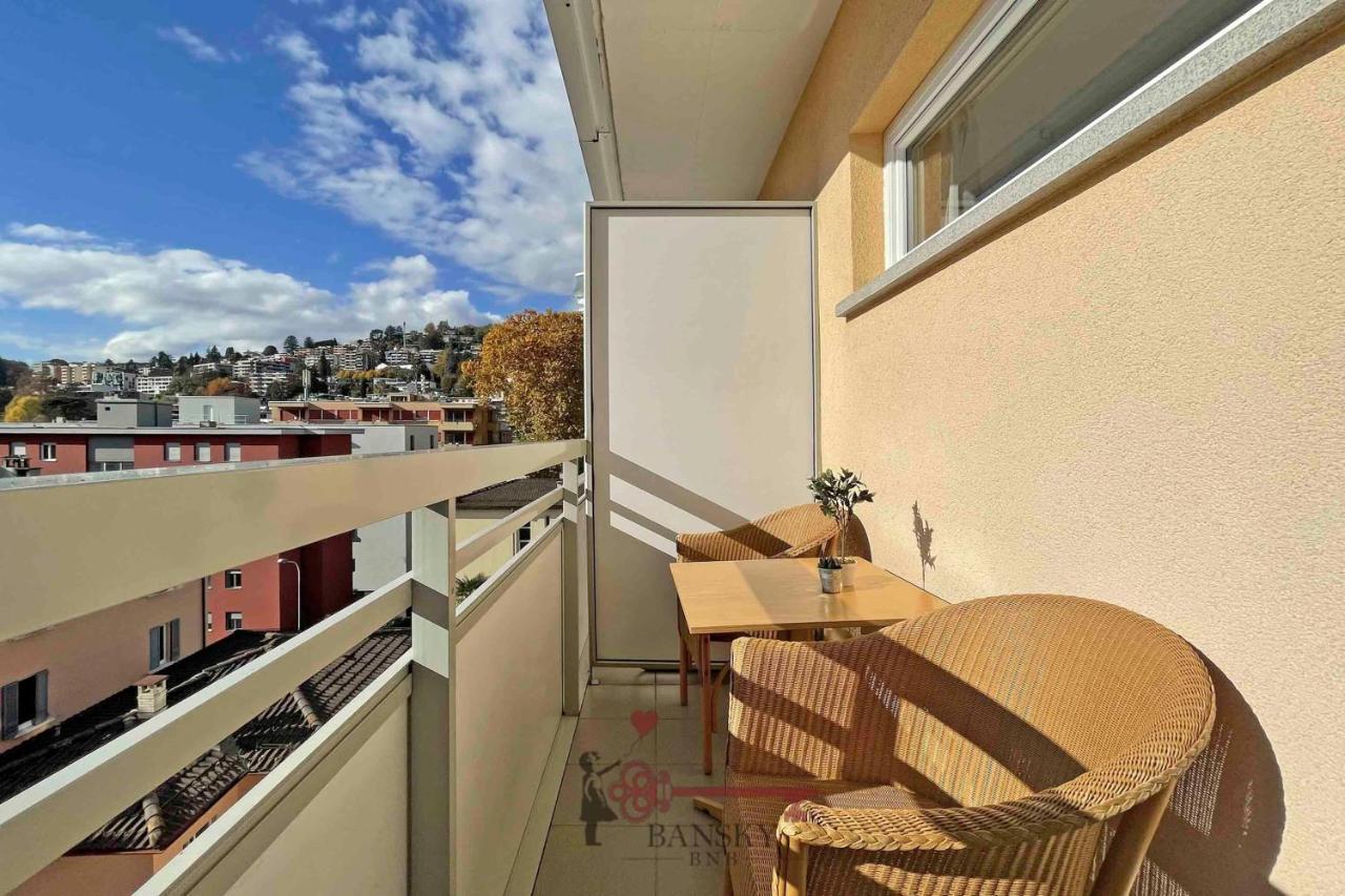 Modern Boho Style Suite In Lugano City -By Easylife Swiss Exterior foto